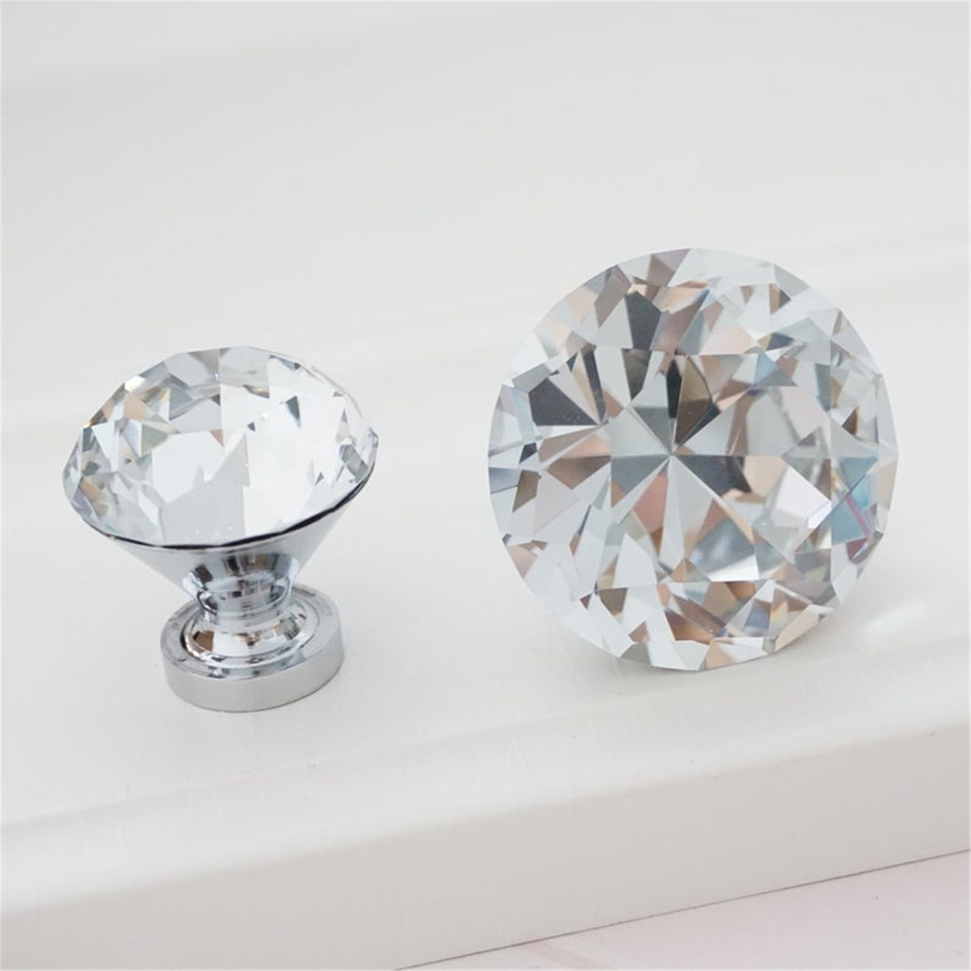 3.755 Luxury Crystal Handles Drawer Handles Etsy UK