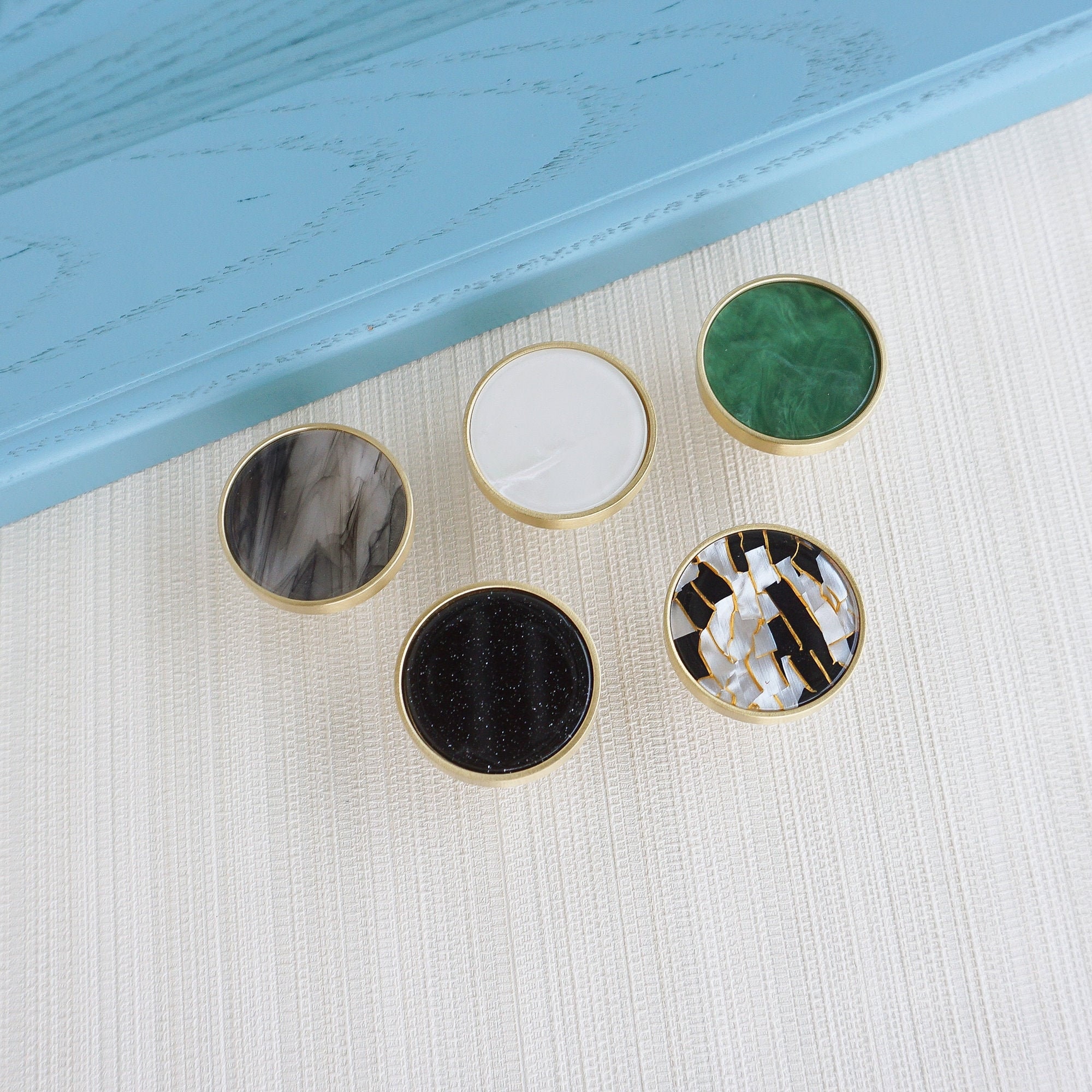 Creative Brass Knobs Wardrobe Door Knobs Nordic Simple Etsy