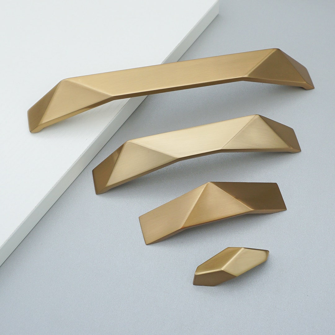 Unique Champagne Gold Drawer Pulls Knobs Dresser Knobs Kitchen