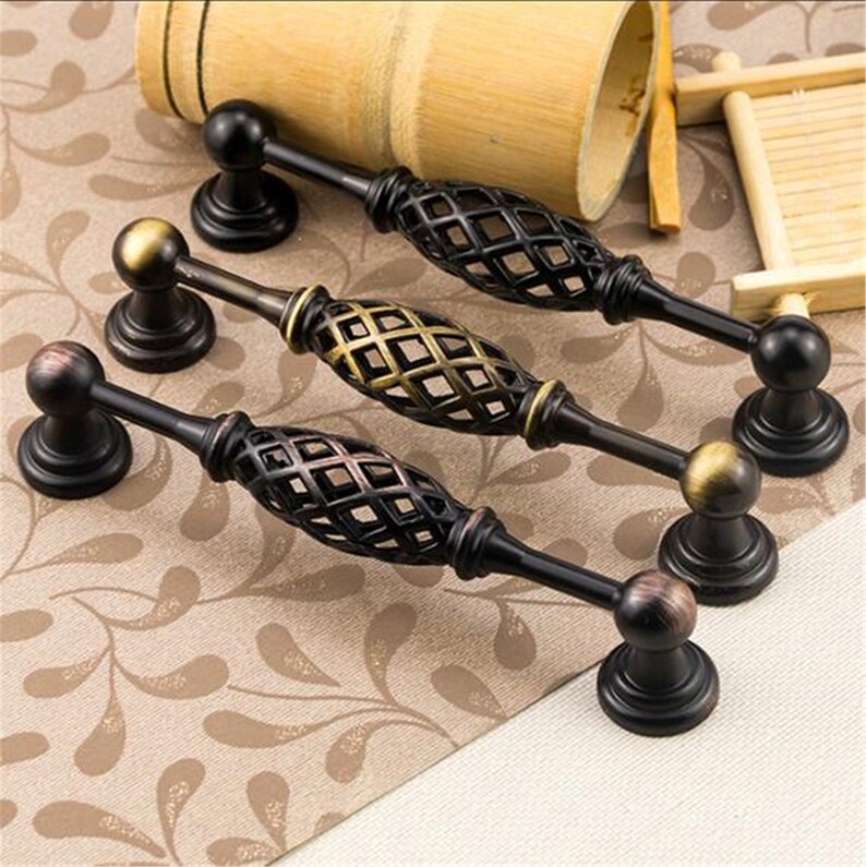 3.78 5.0 Handles Birdcage Drawer Pulls and Etsy