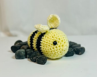 Crochet bumble bee plushie