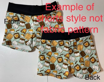 Print spandex Booty shorts child ladies Dance Cheer Acro Gymnastics 3 prints Print spandex Booty shorts child ladies Dance Cheer Acro Gymnastics 3 prints