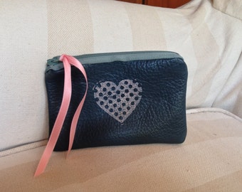 Pochette en cuir