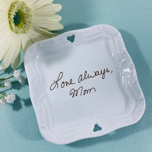 Custom Handwriting Keepsake Tray