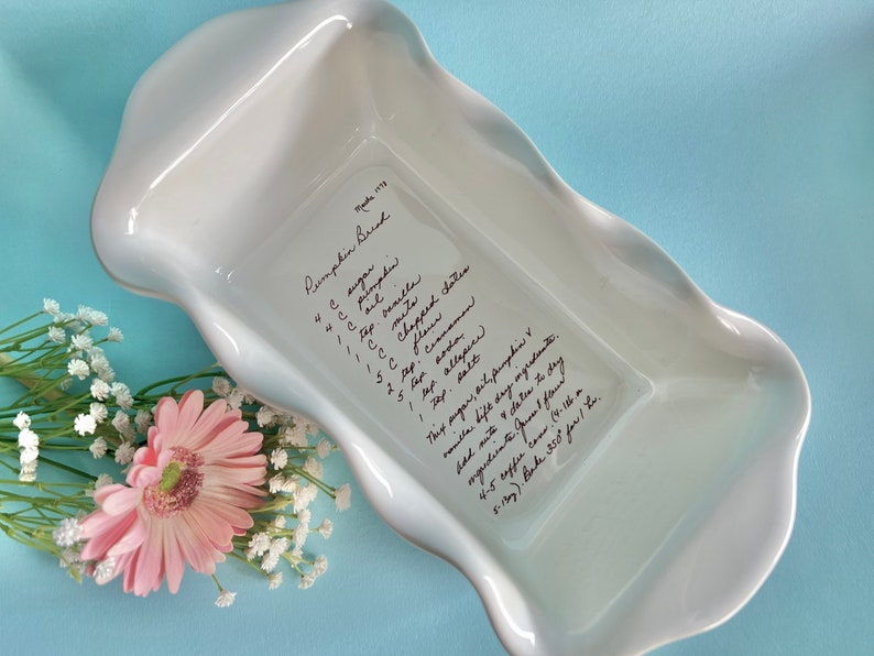 Tall Loaf Pan / Small Casserole Baking Dish Customized With Etsy