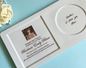 Custom Memorial Dresser tray