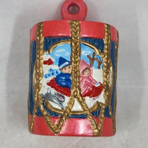 Vintage Ceramic Drum Ornament
