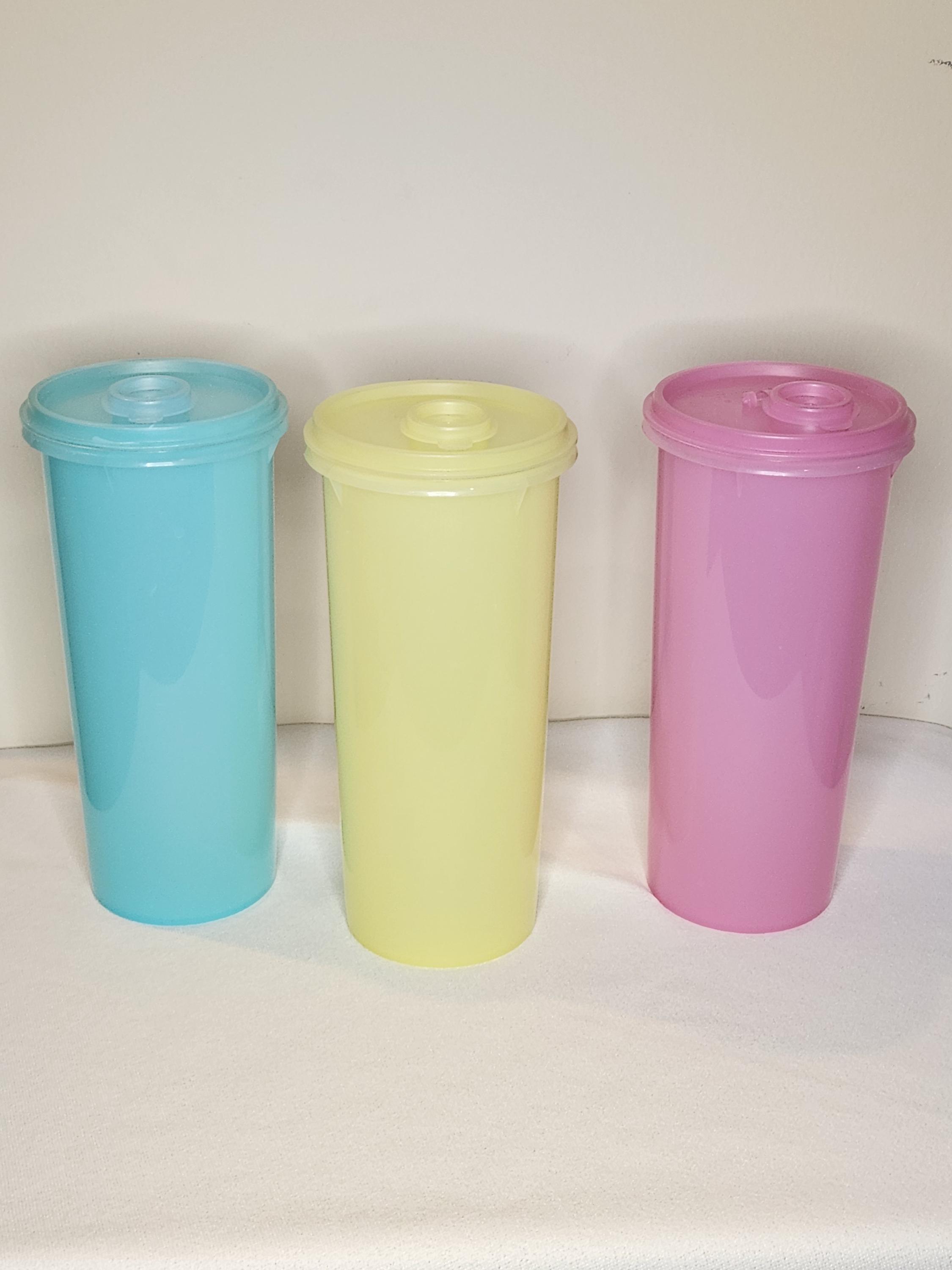 4個セット/タッパーウェア/スーパーケース/青/オレンジ/古道具/レトロ/廃番品 TupperwareBrands - Tupperware タッパーウェア スーパーケース