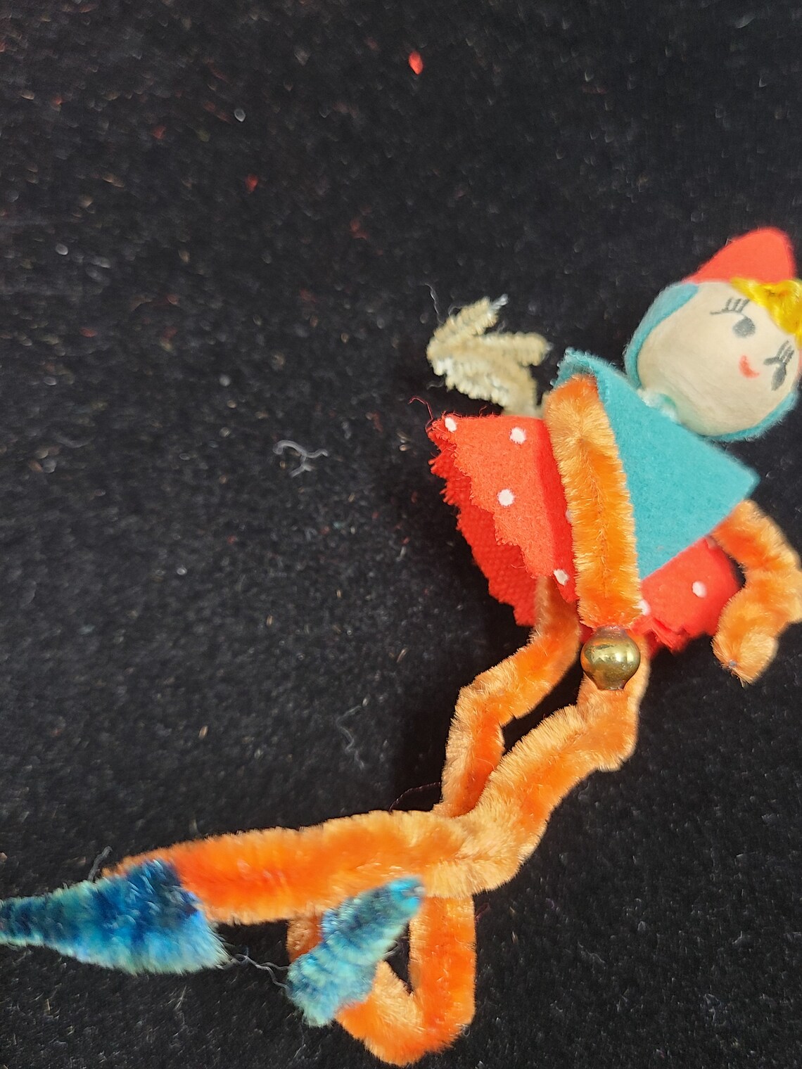 Three Vintage Pipe Cleaner Posable Pixie Elves Etsy