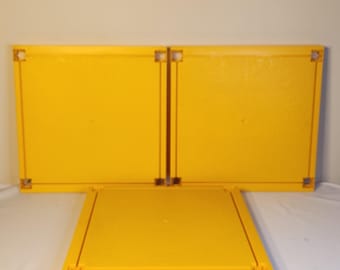 3 Piezas de repuesto para la parte superior del piso de la casa de ensueño Barbie A-Frame de 1978, número de pieza 2588-2049-2