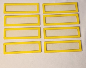 1978 Barbie A-Frame Dream House 8 Yellow Louver Windows Replacement Parts 2588