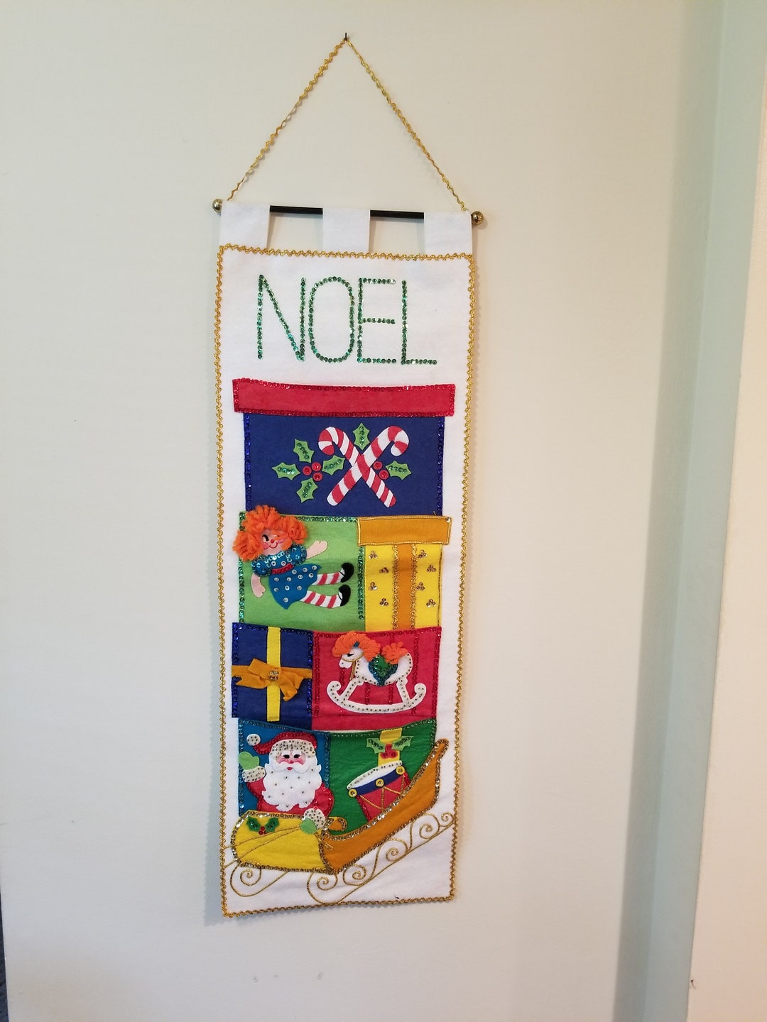 Christmas Card Holder Wall Hanging 