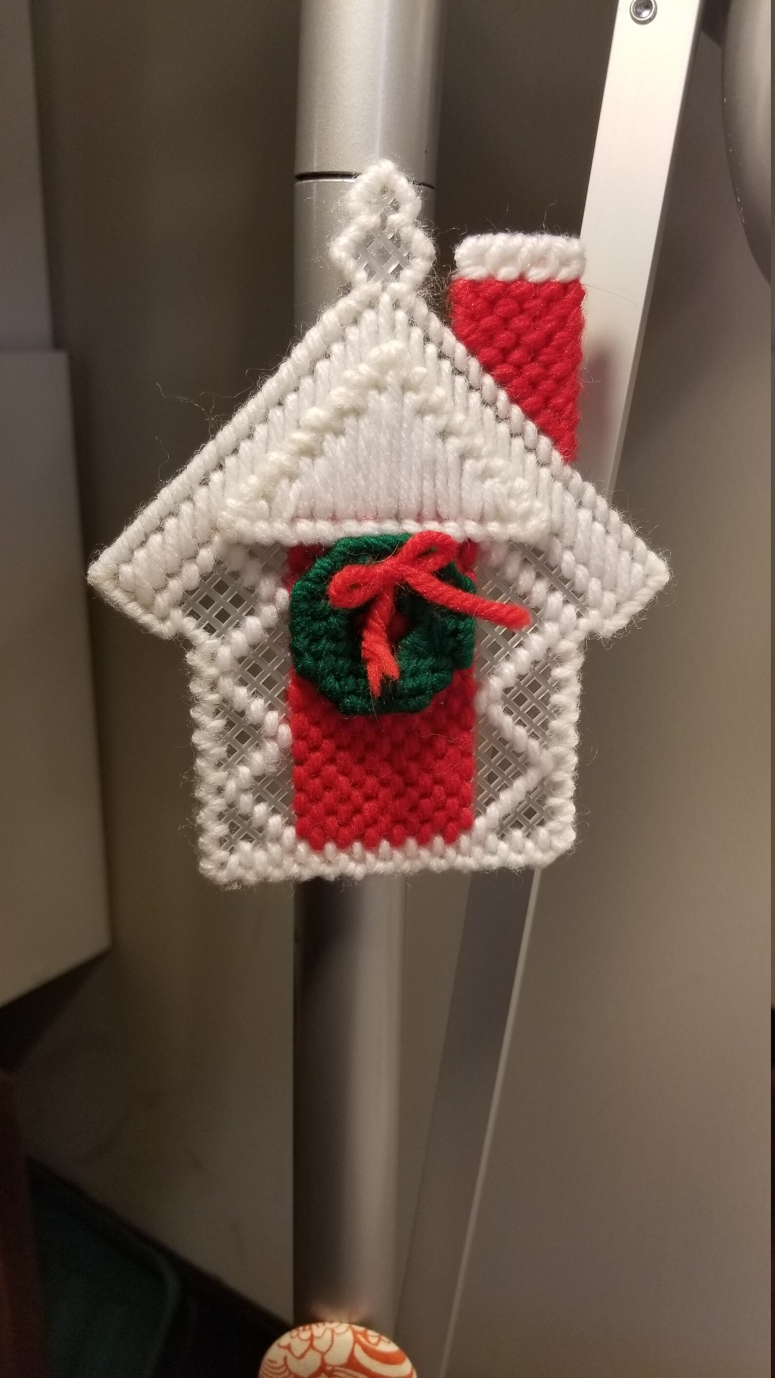 Four Vintage Plastic Canvas Christmas Magnets - Etsy