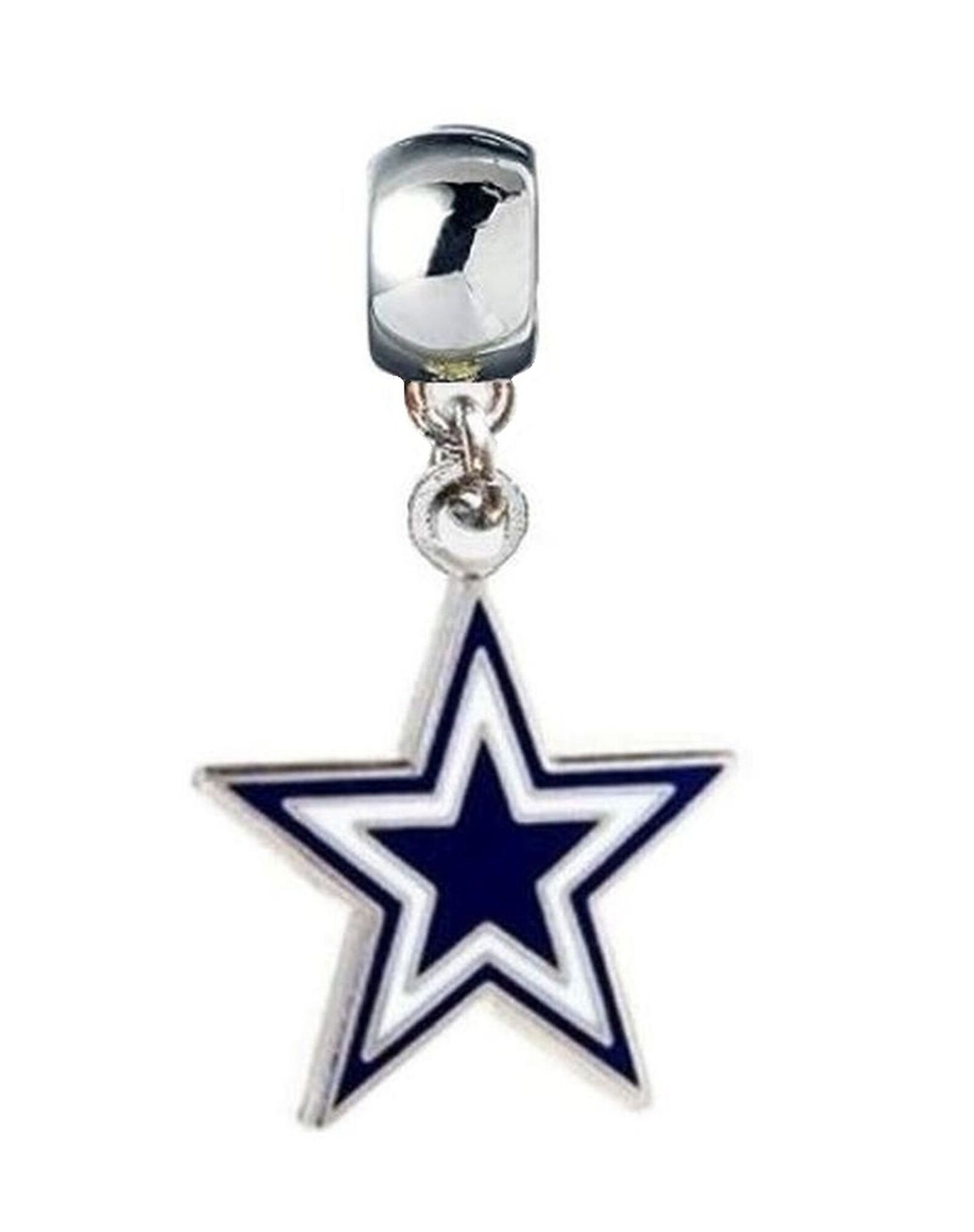 DALLAS COWBOYS FOOTBALL Charm Pendant and Slider Connector for Etsy