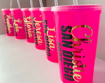 girls trip / custom name / girls trip gifts / girls trip cups / 22oz stadium cups / personalized cups / girls weekend / girls weekend gifts