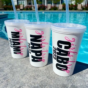 girls trip / girls trip gifts / girls trip cups / 22oz stadium cups / personalized cups / girls weekend / girls weekend gifts / custom cups