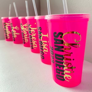 girls trip / custom name / girls trip gifts / girls trip cups / 22oz stadium cups / personalized cups / girls weekend / girls weekend gifts