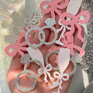 Elle se marie bien / 50 confettis / douche nuptiale coquette / Elle se marie
