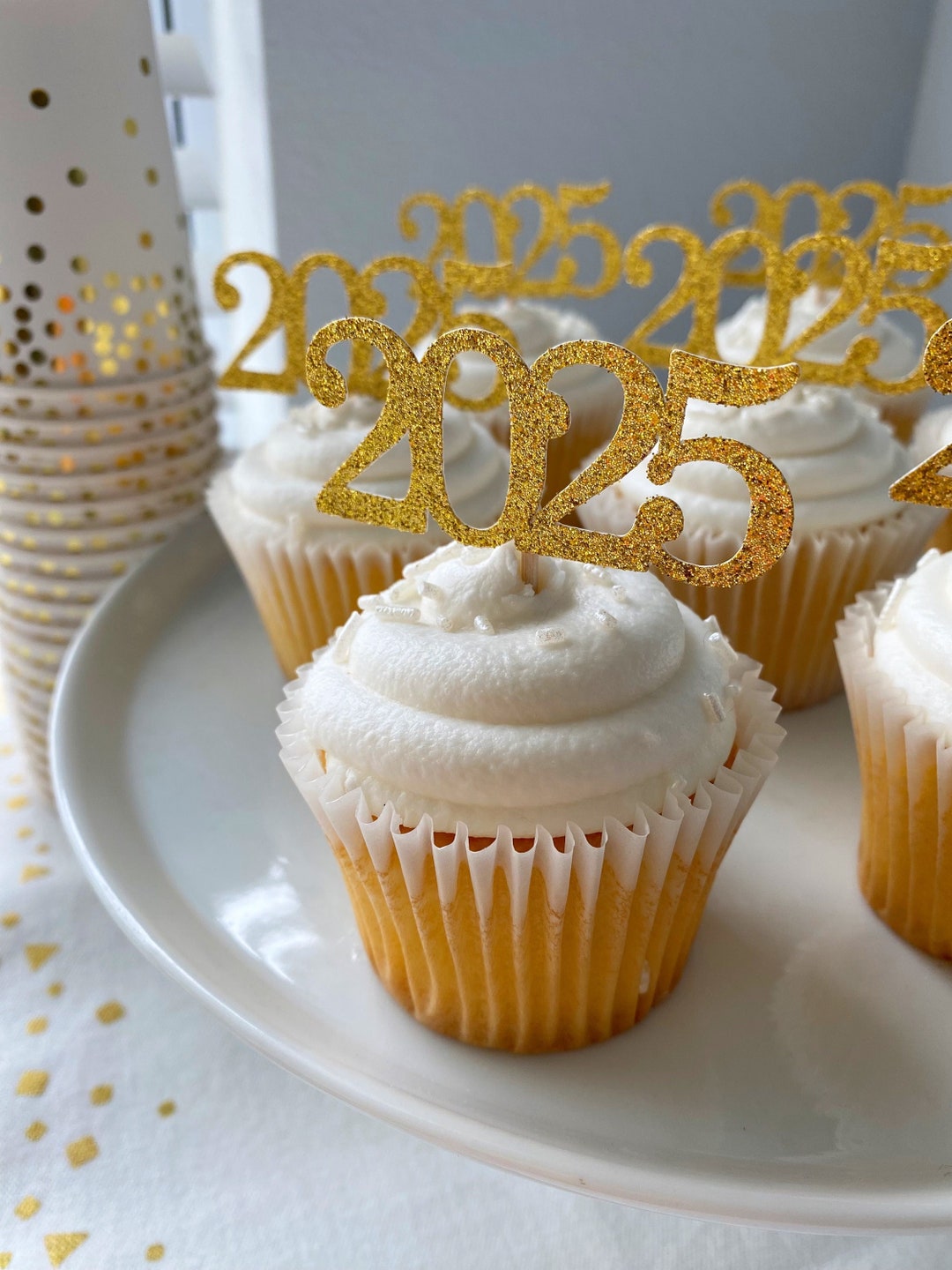 2025 Cupcake Toppers / 2025 Graduation / 2025 Graduation Decorations / 2025 Grad Party / 2025