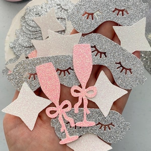 girls gone mild / 50 count confetti / girls gone wild bachelorette / pajamas bachelorette decorations / sleepover bachelorette party