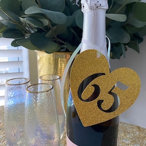 65th centerpiece / 4 inch sold individually / birthday centerpiece any age / 65th birthday decorations / 65th birthday gifts / 65th for her
