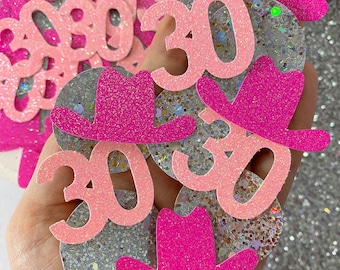 Man I feel like I’m 30 / 50 count confetti / disco 30th birthday / disco 30th birthday party decorations / 30th birthday disco cowgirl