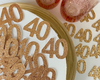40th birthday confetti 50 count / 40 and fabulous / forty and fabulous / 40 and fine / 40 af / forty and fine / forty af / 40th birthday
