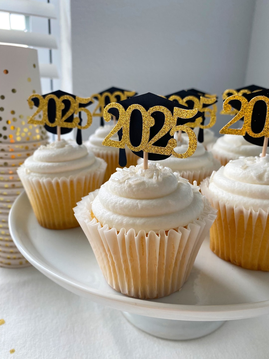 2025 Cupcake Toppers / 2025 Graduation / 2025 Graduation Decorations
