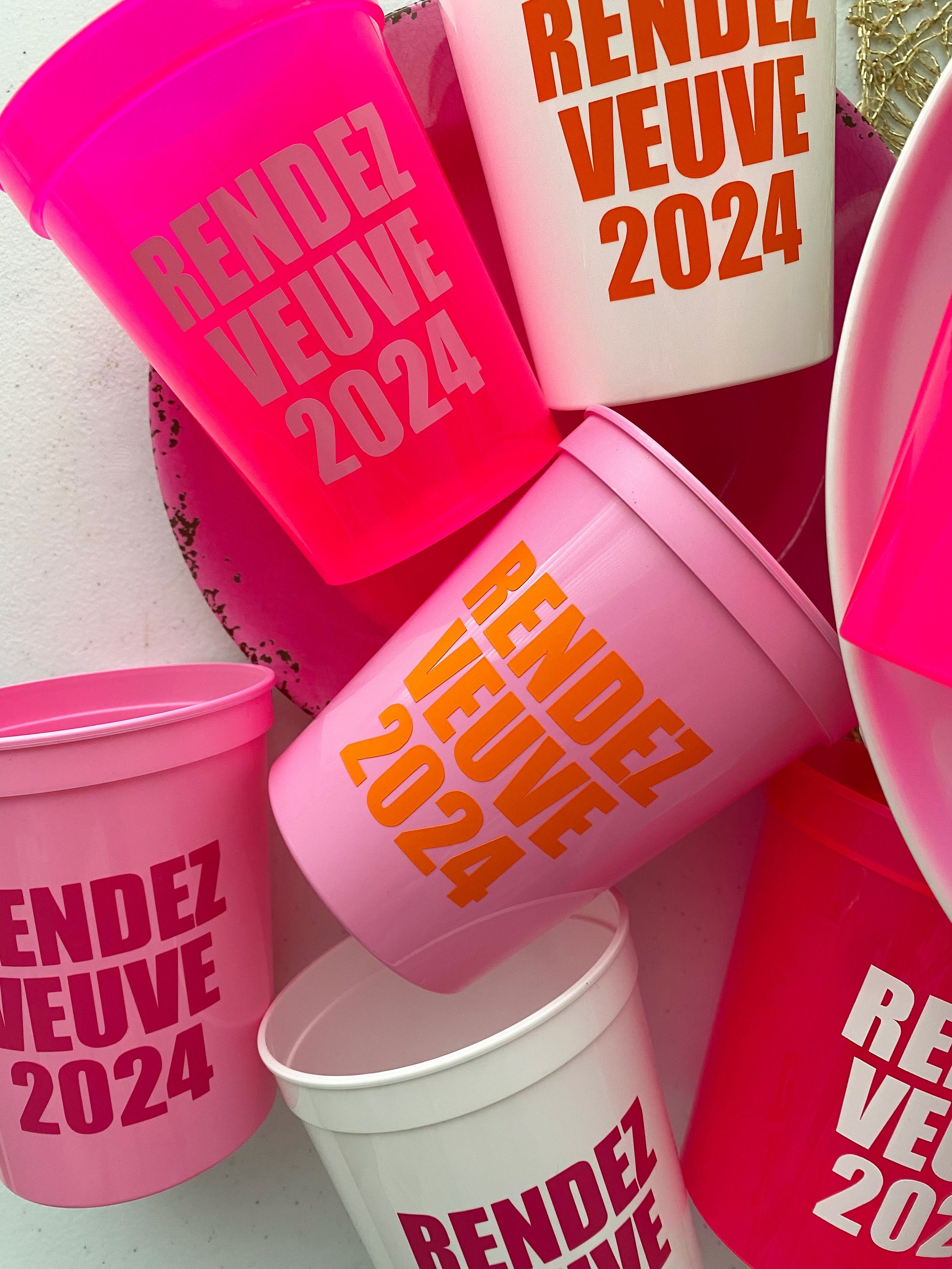 Rendez Veuve Bachelorette / 16oz Stadium Cups / Rendez Veuve Party ...