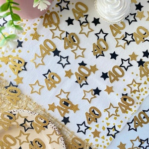 a tini bit older / 40th birthday confetti 200 count / 40 and fabulous / forty and fabulous / forty af / forty and fine