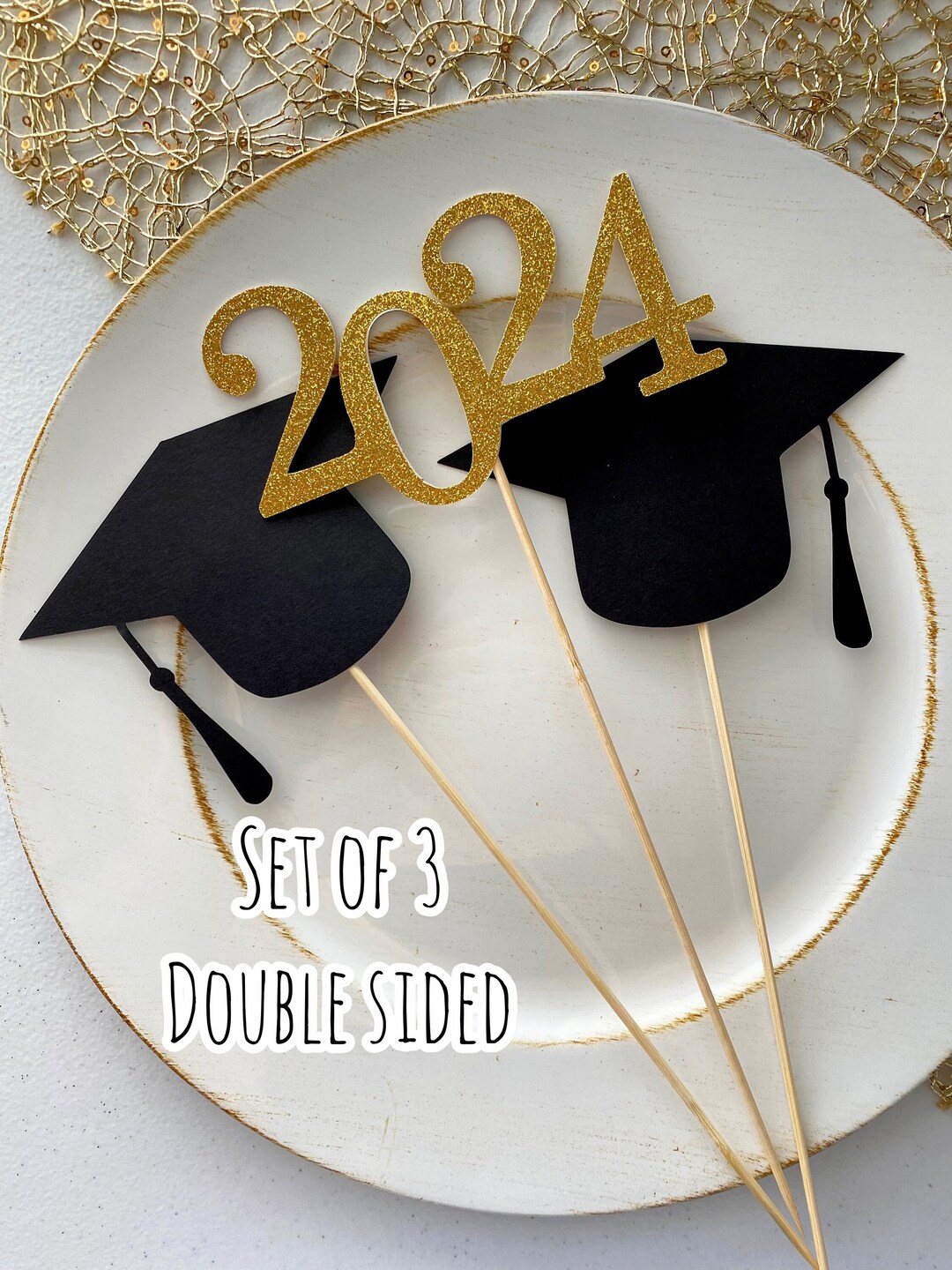 2024 Centerpieces / 2024 Graduation / Graduation Centerpieces / Double