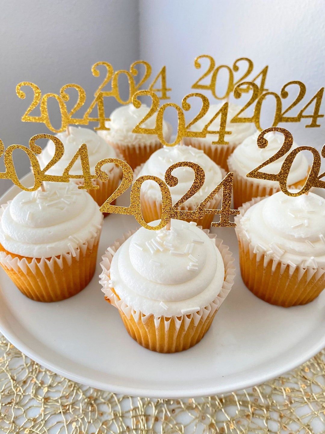 2024 Cupcake Toppers / 2024 Graduation / 2024 Graduation Decorations