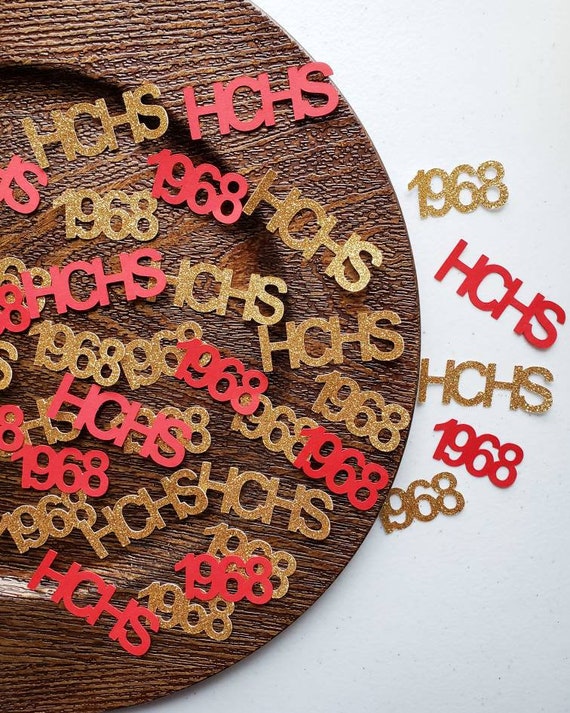 Reunion Confetti 150 Count Graduation Confetti High Etsy