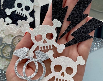 bride or die / 50 confetti / till death do us party / bride or die bachelorette / bride or die decor / till death bachelorette decor