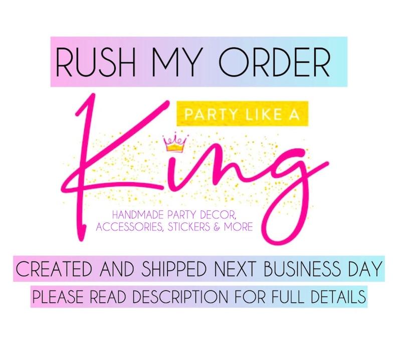 Rush my order Ships next business day image 1