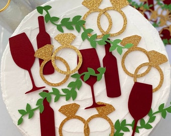 Napa Valley bachelorette / 60 count confetti / wine bachelorette / vino before vows / last syrah / winery bridal shower / winery bach