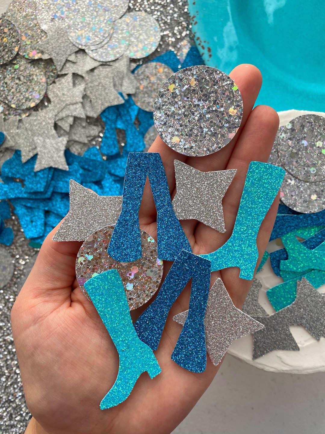 Disco Decorations / 50 Count Confetti / Disco Ball Decorations / Disco