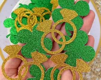 St Patricks day bachelorette / 50 count confetti / lucky in love bachelorette / Irish bachelorette / let’s get shamrocked / St paddys day