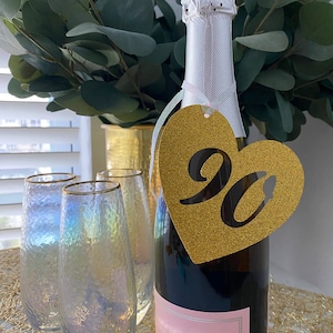 90th centerpiece / 4 inch sold individually / birthday centerpiece any age / 90th birthday decorations / 90th birthday gift / 90th for her