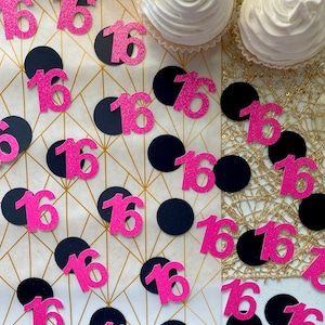 16th Birthday Confetti / 50 Count / 16th Birthday Party Decorations / 16th Birthday Party / 16th Birthday For Girl / 16th Birthday For Boy