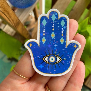 evil eye sticker / protection stickers / blue evil eye sticker / holographic / Turkish stickers / kindle stickers / Mediterranean stickers