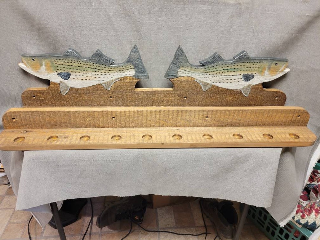 Striped Bass Fishing Rod Holder Etsy