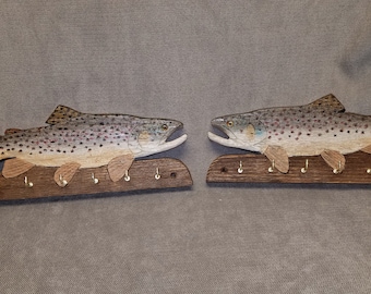 Brown Trout key holder