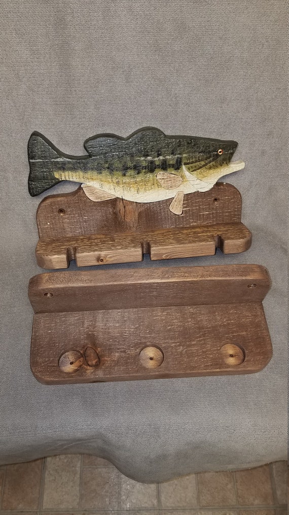 Large Mouth Bass 3 Rod Holder 
