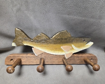 Soporte para sombrero o abrigo de lucioperca