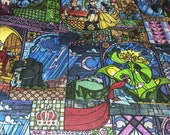 Beauty and the Beast Stained Glass Standard Size Pillowcase