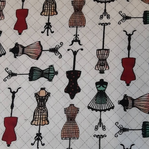 Dresses and Dressforms  Standard Size Pillowcase