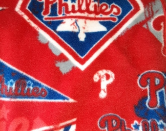 Philadelphia Phillies Minky and Fleece Double Sided Baby Blanket