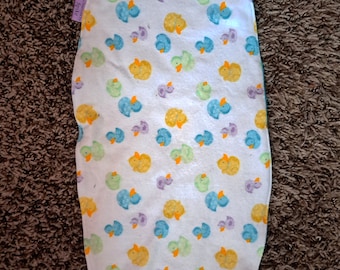 Baby Flannel Burp Cloth  Rubber Ducks