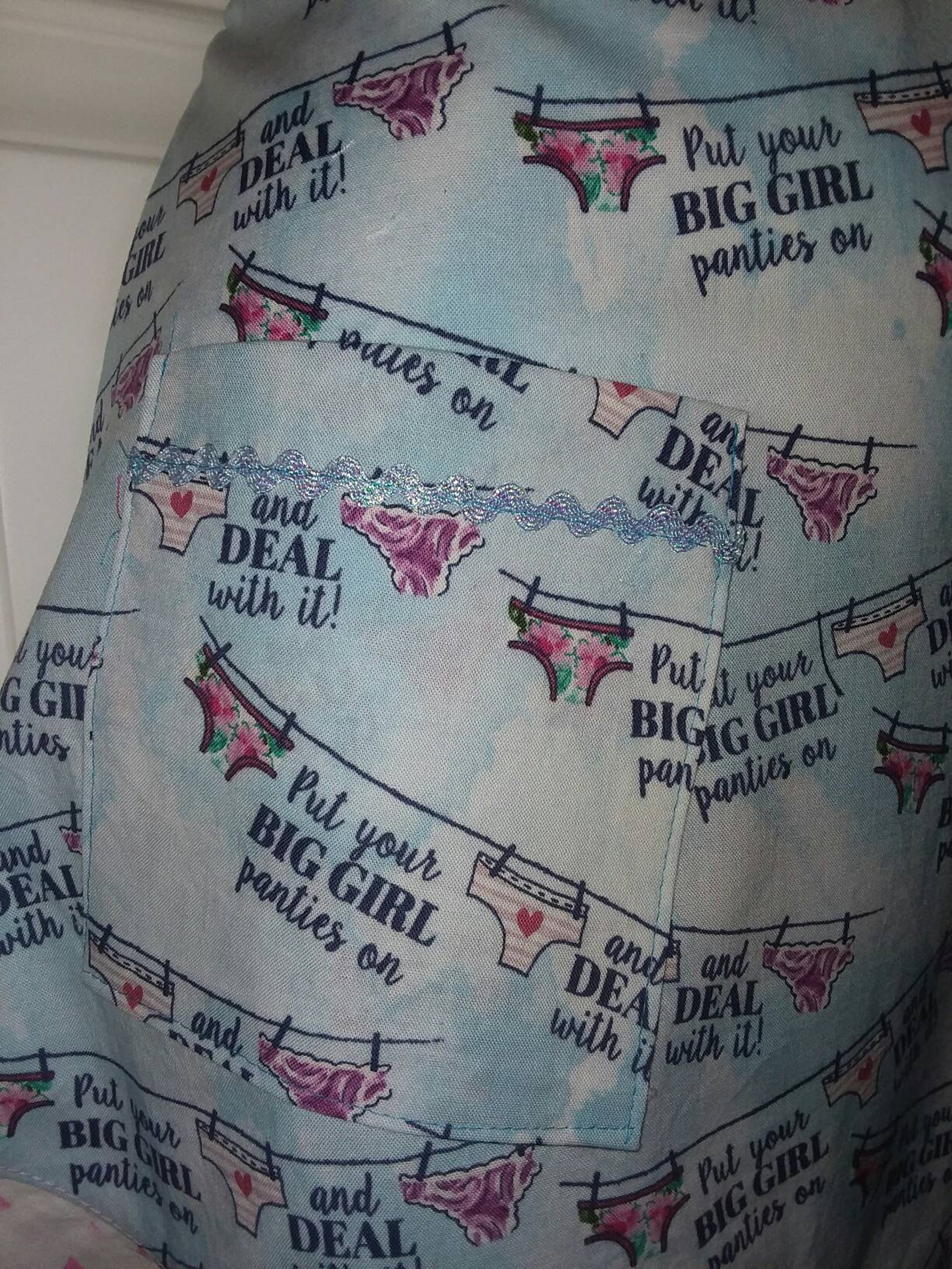 Put Your Big Girl Panties On... Adult Half Apron Etsy